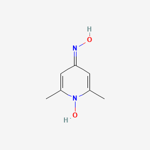 molecular formula C7H10N2O2 B15377018 N-(1-hydroxy-2,6-dimethylpyridin-4-ylidene)hydroxylamine CAS No. 14070-02-1