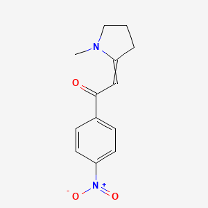 2-(1-Methylpyrrolidin-2-ylidene)-1-(4-nitrophenyl)ethanone