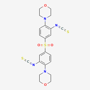 4,4'-[Sulfonylbis(2-isothiocyanatobenzene-4,1-diyl)]dimorpholine