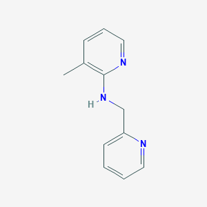 molecular formula C12H13N3 B15377038 3-methyl-N-(pyridin-2-ylmethyl)pyridin-2-amine CAS No. 62679-39-4