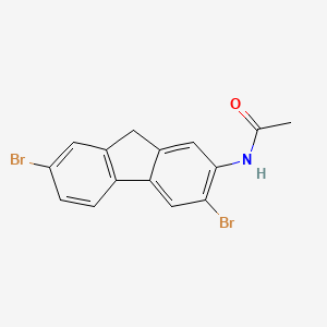 molecular formula C15H11Br2NO B15377043 n-(3,7-Dibromo-9h-fluoren-2-yl)acetamide CAS No. 1914-43-8