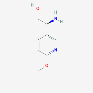 (2S)-2-amino-2-(6-ethoxypyridin-3-yl)ethanol