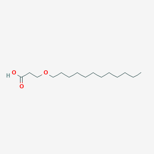 molecular formula C15H30O3 B15377110 3-Dodecoxypropanoic acid CAS No. 6064-81-9