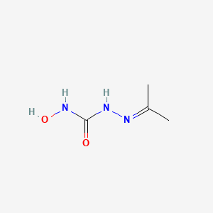 N-Hydroxy-N'-propan-2-ylidenecarbamohydrazonic acid