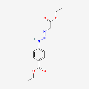 Ethyl 4-[(2e)-3-(2-ethoxy-2-oxoethyl)triaz-2-en-1-yl]benzoate