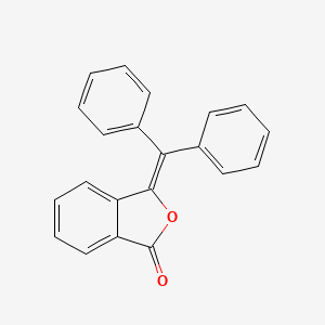 molecular formula C21H14O2 B15377172 3-(Diphenylmethylidene)-2-benzofuran-1(3h)-one CAS No. 1801-25-8