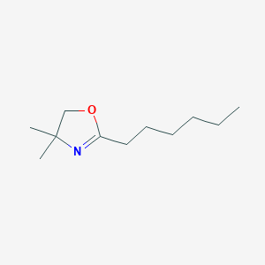 2-hexyl-4,4-dimethyl-5H-1,3-oxazole