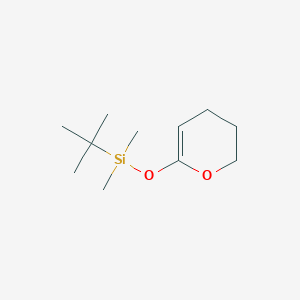 molecular formula C11H22O2Si B153772 tert-Butyl((3,4-dihydro-2H-pyran-6-yl)oxy)dimethylsilane CAS No. 130650-09-8