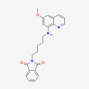 2-[5-[(6-Methoxyquinolin-8-yl)amino]pentyl]isoindole-1,3-dione