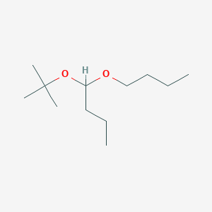 molecular formula C12H26O2 B15377306 1-Butoxy-1-[(2-methylpropan-2-yl)oxy]butane CAS No. 93002-31-4