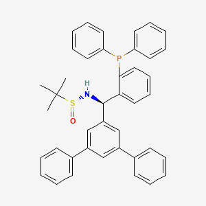 (R)-N-[(R)-(3,5-diphenylphenyl)-(2-diphenylphosphanylphenyl)methyl]-2-methylpropane-2-sulfinamide