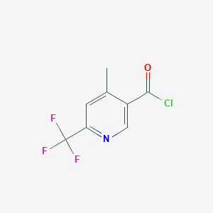 4-Methyl-6-(trifluoromethyl)nicotinoyl chloride