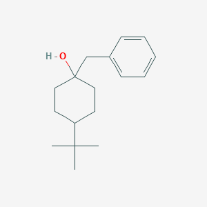 molecular formula C17H26O B15377371 1-Benzyl-4-tert-butylcyclohexan-1-ol CAS No. 19437-30-0