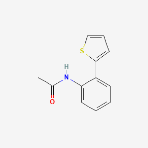 molecular formula C12H11NOS B15377377 N-[2-(2-Thienyl)phenyl]acetamide 