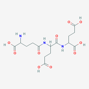 molecular formula C15H23N3O10 B15377388 2-[[2-[(4-Amino-4-carboxy-butanoyl)amino]-4-carboxy-butanoyl]amino]pentanedioic acid CAS No. 66471-21-4