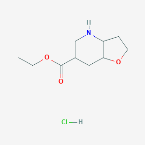 Ethyl octahydrofuro[3,2-b]pyridine-6-carboxylate hydrochloride