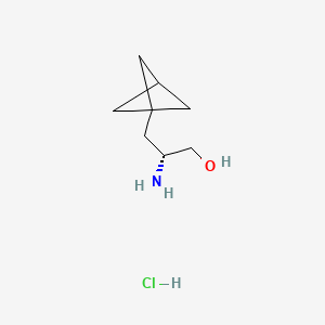 (2R)-2-amino-3-(1-bicyclo[1.1.1]pentanyl)propan-1-ol;hydrochloride