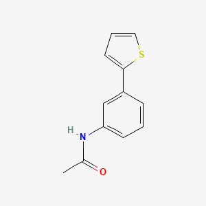 molecular formula C12H11NOS B15377403 N-[3-(2-Thienyl)phenyl]acetamide 