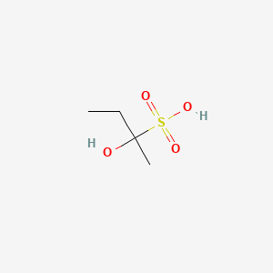 molecular formula C4H10O4S B15377419 2-Butanesulfonic acid,2-hydroxy-, sodium salt CAS No. 30723-93-4