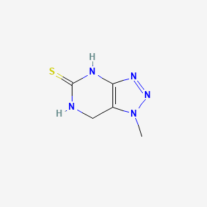 1-methyl-6,7-dihydro-4H-triazolo[4,5-d]pyrimidine-5-thione