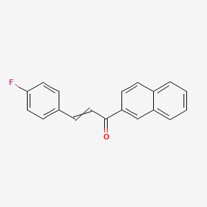 3-(4-Fluorophenyl)-1-naphthalen-2-ylprop-2-en-1-one