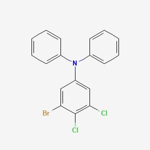 molecular formula C18H12BrCl2N B15377543 3-Bromo-4,5-dichloro-N,N-diphenylaniline 