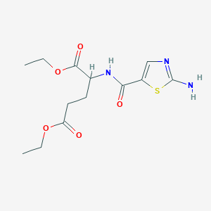 Diethyl n-[(2-amino-1,3-thiazol-5-yl)carbonyl]glutamate