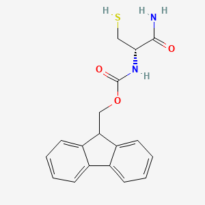 molecular formula C18H18N2O3S B15377555 Fmoc-D-cys-NH2 