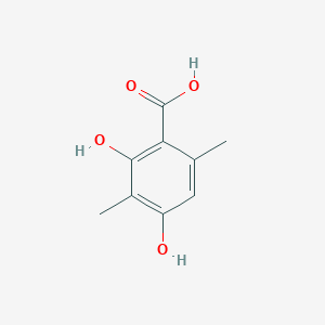 molecular formula C9H10O4 B153776 Ácido 2,4-dihidroxi-3,6-dimetilbenzoico CAS No. 4707-46-4