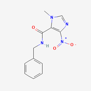 N-Benzyl-1-methyl-4-nitro-1H-imidazole-5-carboxamide