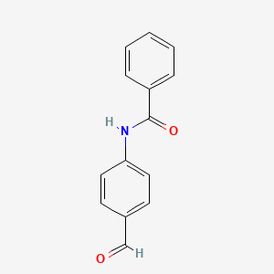 molecular formula C14H11NO2 B15377629 n-(4-Formylphenyl)benzamide CAS No. 65854-93-5