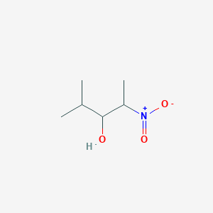 molecular formula C6H13NO3 B15377656 2-Methyl-4-nitropentan-3-ol CAS No. 20570-70-1