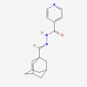 N-(1-adamantylmethylideneamino)pyridine-4-carboxamide