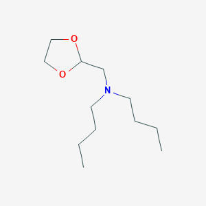 n-Butyl-n-(1,3-dioxolan-2-ylmethyl)butan-1-amine