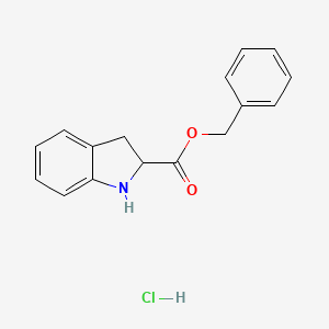 (S)-Benzyl indoline-2-carboxylate hydrochloride