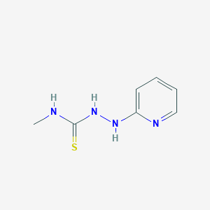 molecular formula C7H10N4S B15377754 N-Methyl-2-(pyridin-2-yl)hydrazine-1-carbothioamide CAS No. 52494-43-6