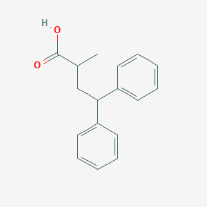 molecular formula C17H18O2 B15377791 2-Methyl-4,4-diphenylbutanoic acid CAS No. 57090-82-1