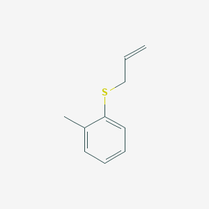 molecular formula C10H12S B15377814 Allyl(2-methylphenyl) sulfide CAS No. 24309-31-7