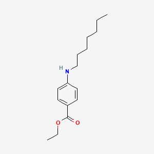 molecular formula C16H25NO2 B15377825 Ethyl 4-(heptylamino)benzoate CAS No. 75681-68-4