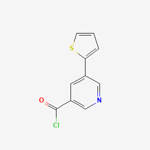 5-(2-thienyl)-3-Pyridinecarbonyl chloride