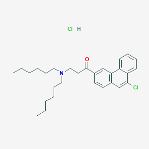 1-(9-Chlorophenanthren-3-yl)-3-(dihexylamino)propan-1-one