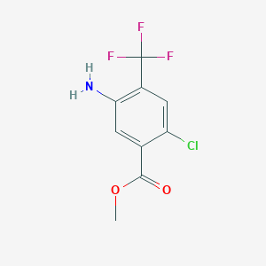 Methyl 5-amino-2-chloro-4-(trifluoromethyl)benzoate