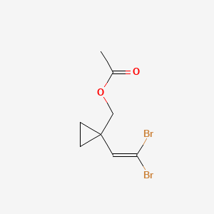 (1-(2,2-Dibromovinyl)cyclopropyl)methyl acetate