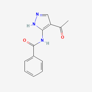 N-(4-acetyl-1H-pyrazol-5-yl)benzamide