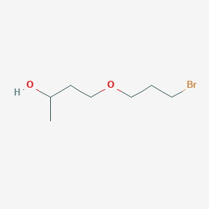 molecular formula C7H15BrO2 B15377998 4-(3-Bromopropoxy)butan-2-ol CAS No. 81511-54-8