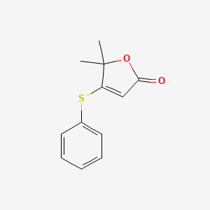 5,5-Dimethyl-4-(phenylsulfanyl)furan-2(5H)-one