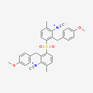 molecular formula C32H28N2O4S B15378114 Isocyano(4-methoxyphenyl)methyl-4-methylphenylsulfone 