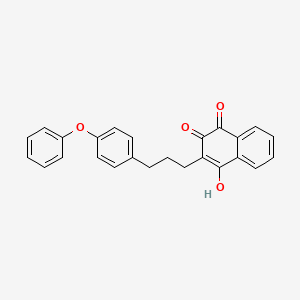 1,4-Naphthalenedione, 2-hydroxy-3-(3-(4-phenoxyphenyl)propyl)-