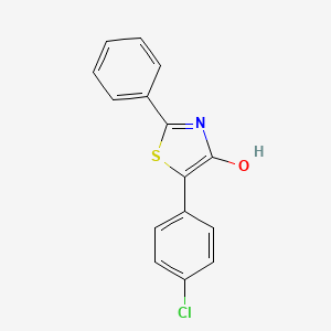 5-(4-Chlorophenyl)-2-phenyl-1,3-thiazol-4-ol