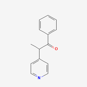 1-Phenyl-2-(pyridin-4-yl)propan-1-one